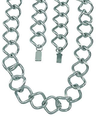 Corrente grossa masculina em aço inox maciço